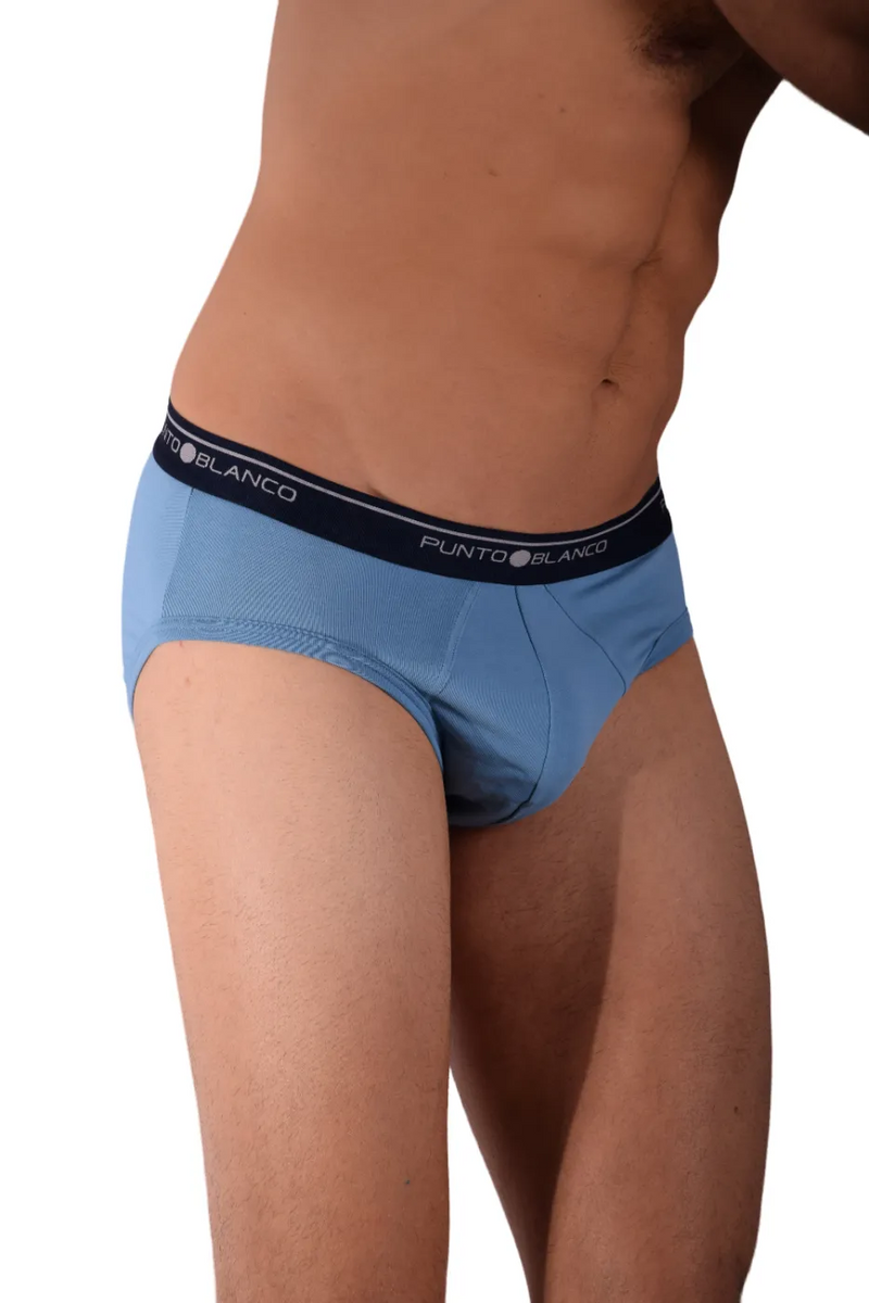 Small Punto Blanco Brief Basix Briefs Sustainable Cotton Pale Blue 53489 P18