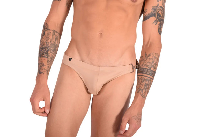 Swimwear SMU Detachable Shape Retention Swim Briefs Nude 33801 MX22
