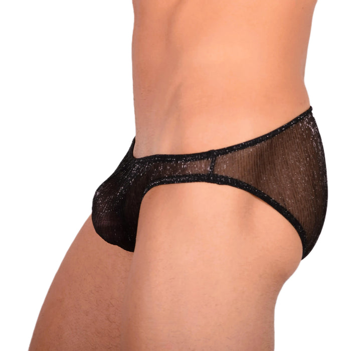 Doreanse Sheer Mini Briefs Mens Underwear Night Tease Black 1301 8