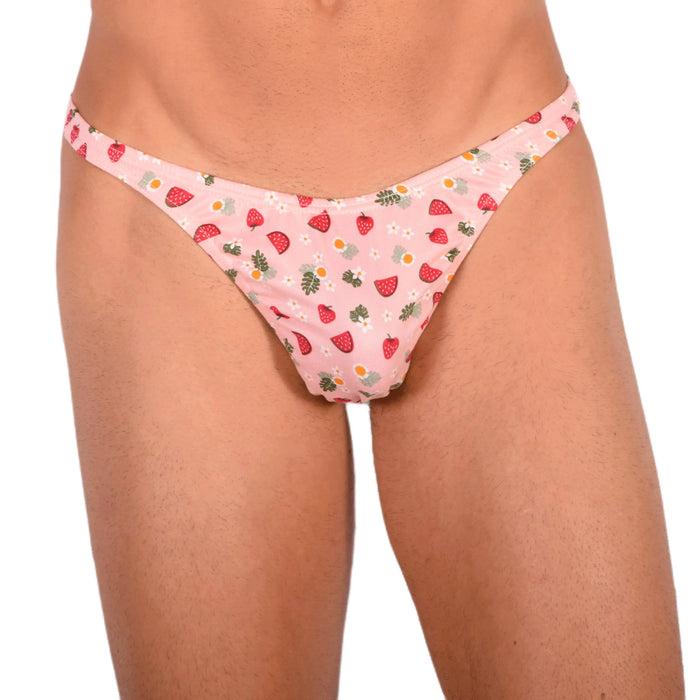 S SMU Sensual Pink Fruits Thong 33678 MX15