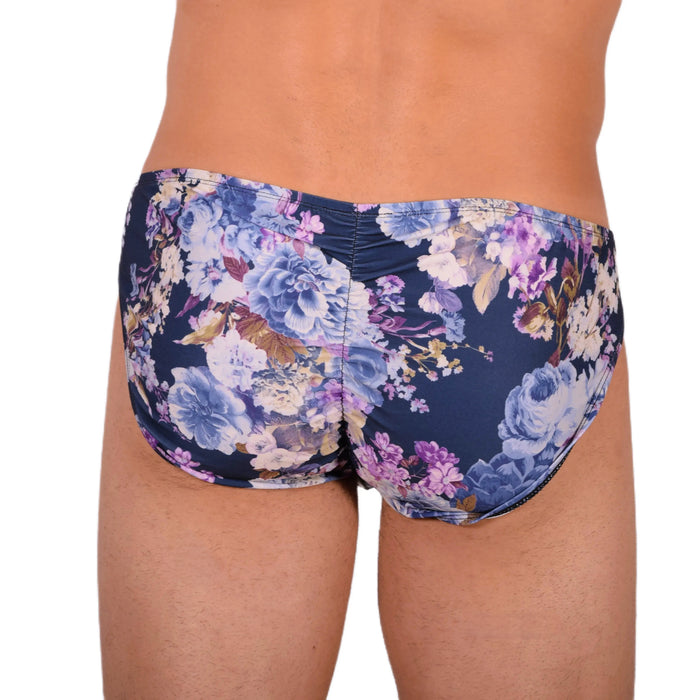 M Gregg Homme Sexy Detachable Floral Explosion Brief 33947 MX18