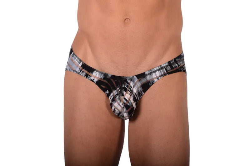 Gregg Homme 3G Sheer Mini Briefs Stripper Speedo Cut Silver 6003 4