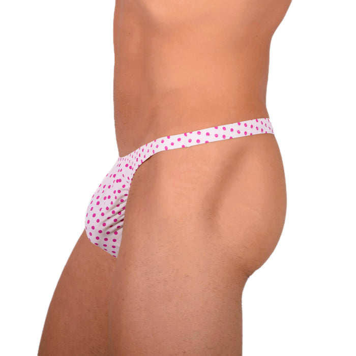 XS SMU Sexy White and Pink Thong 33859 MX17