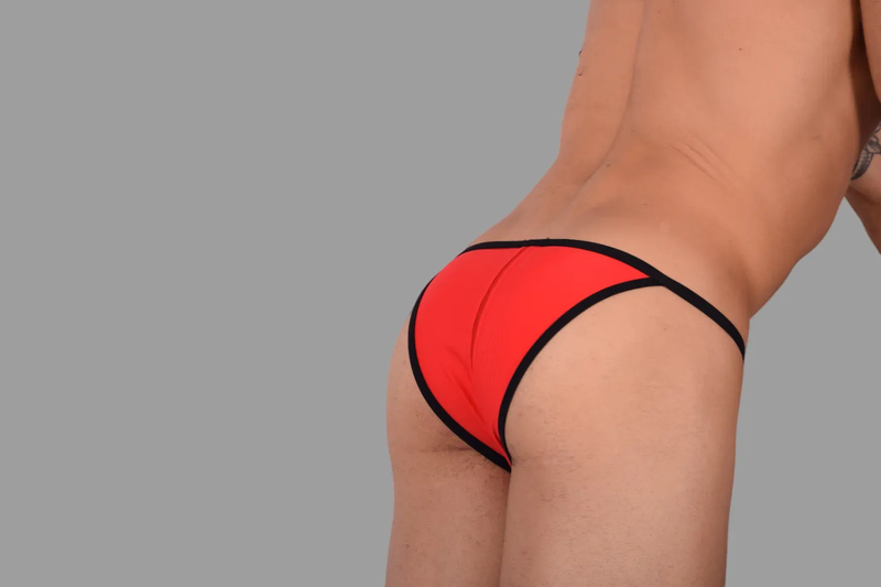 XL Mate  item Brazilian Tanning bikini RED 32-34 Waist 3