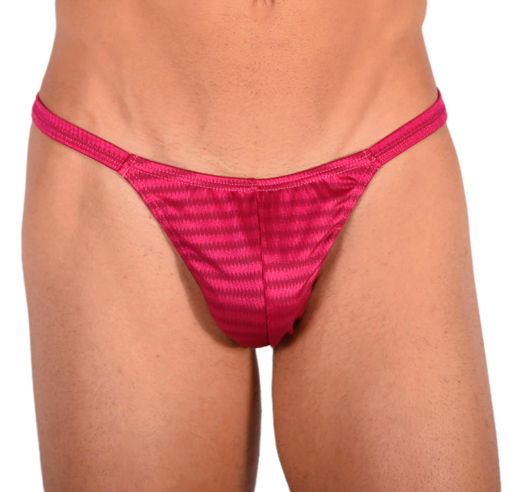 S SMU Sensual Red Thong 33696 MX15