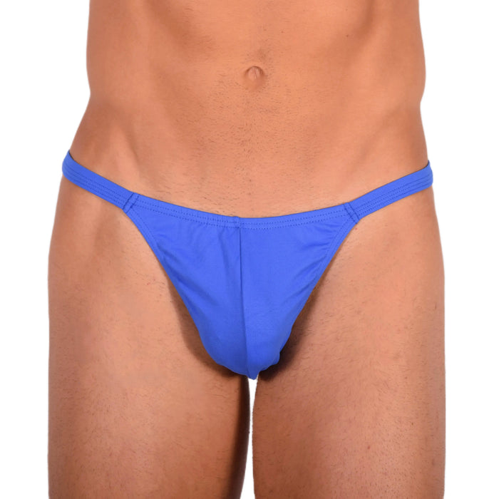 S SMU Sensual Deep Blue Thong 33698 MX15