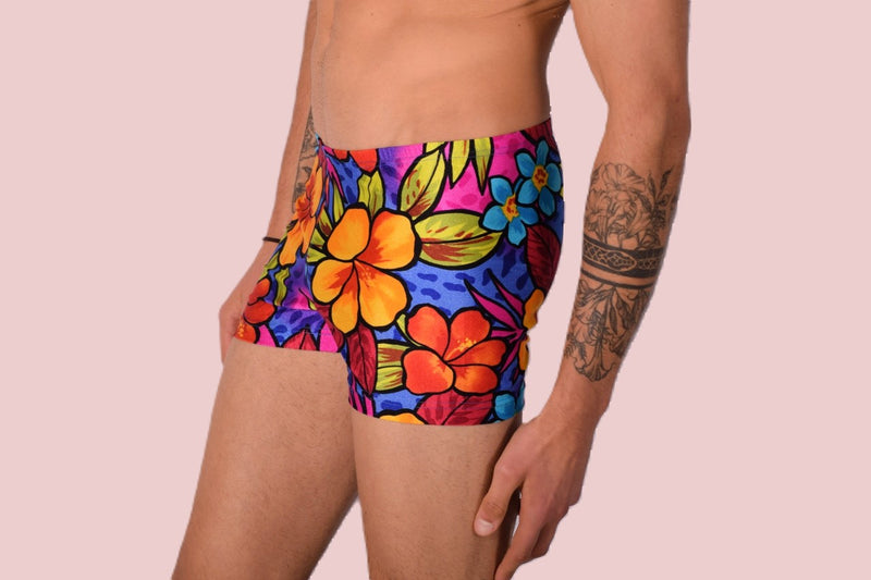 XS/S SMU Swim Hipster Underwear Hot Flowers 43108 MX12