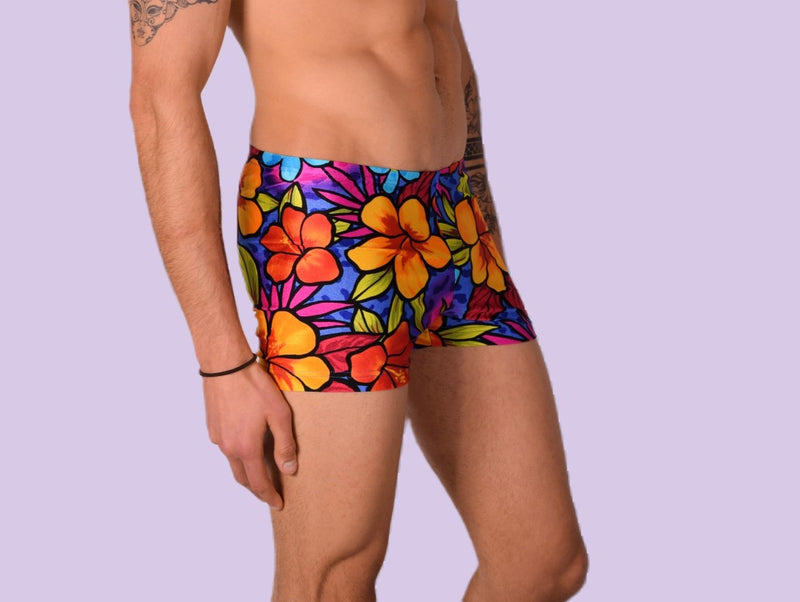 XS/S SMU Swim Hipster Underwear Hot Flowers 43108 MX12
