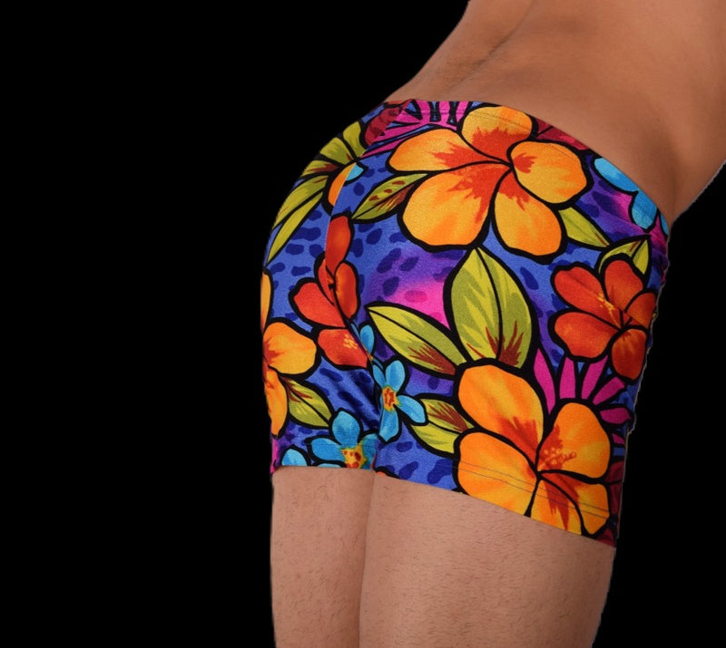 XS/S SMU Swim Hipster Underwear Hot Flowers 43108 MX12