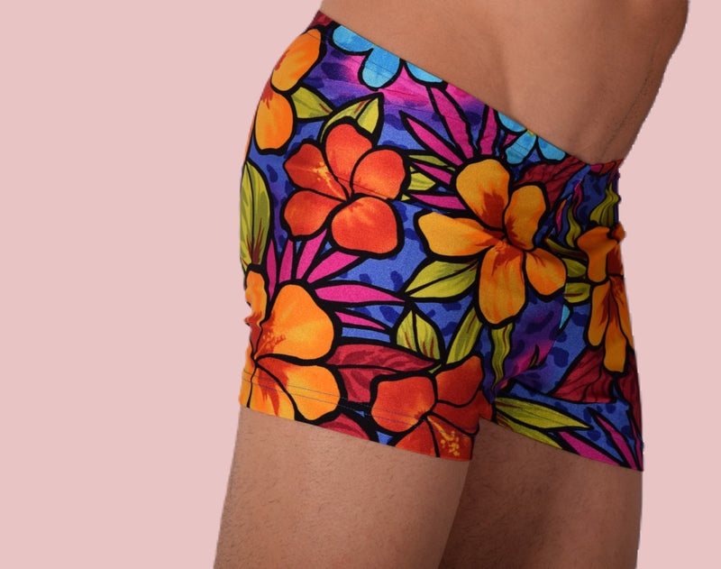 XS/S SMU Swim Hipster Underwear Hot Flowers 43108 MX12