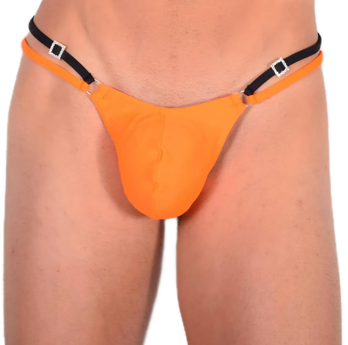 XL SMU Sensual Party Orange Thong 33549 MX13