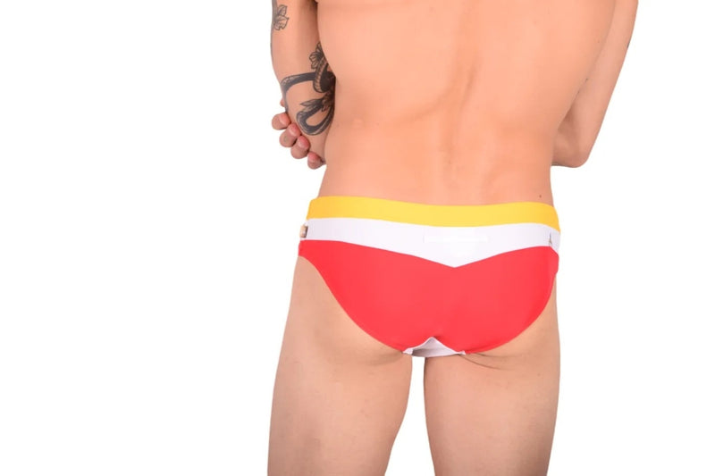 Marcuse Aviator Swim-Brief  Swimwear Red 2