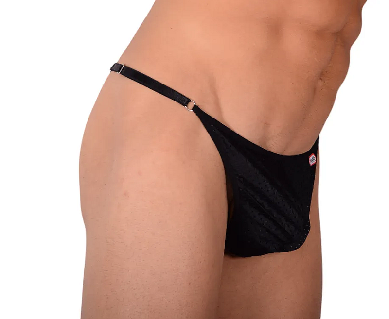 PIKANTE Legging Manhood Long Johns See through Inner Thongs Black 0336 3