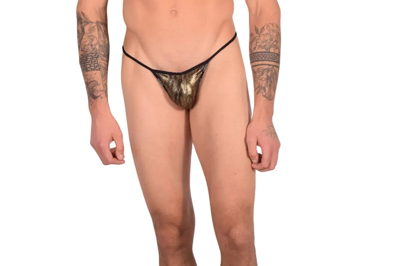 DOREANSE Mens G-String ALIGATOR Thong 1326 1A