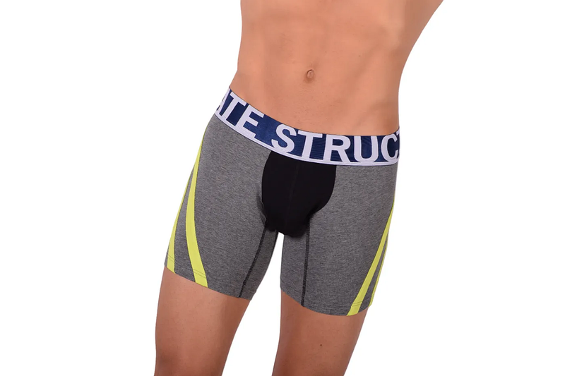Private Structure Boxer Jammer Befit Athlete Long Trunk Grey 3347 29