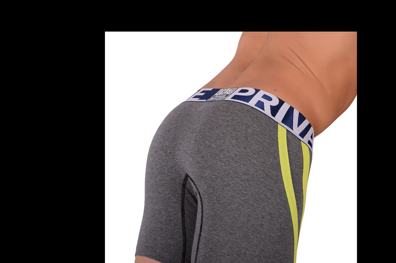 Private Structure Boxer Jammer Befit Athlete Long Trunk Grey 3347 29