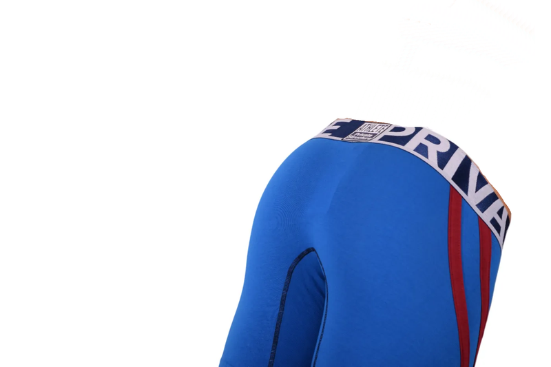 Private Structure Boxer Cotton Befit Athlete Long Boxer Trunk Blue 3347 27