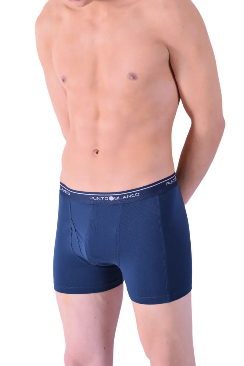Punto Blanco Boxer Casual Anatomic Open Fly Full Navy 3393 23