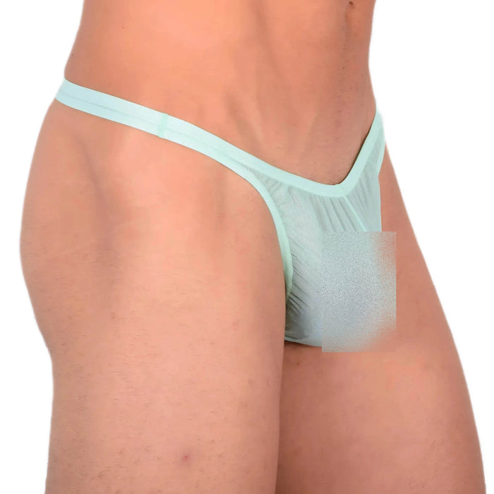 XS SMU Sensual C-Thru Thong Turquoise 33566 MX13