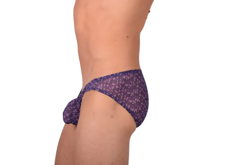 Gregg Homme Brief Second Skin Mini Briefs Purple c-ring  R141003 12