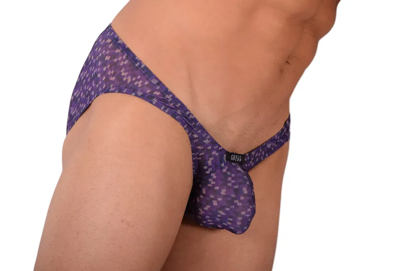 Gregg Homme Brief Second-Skin Mini Briefs No C-Ring Purple NR141003 12A