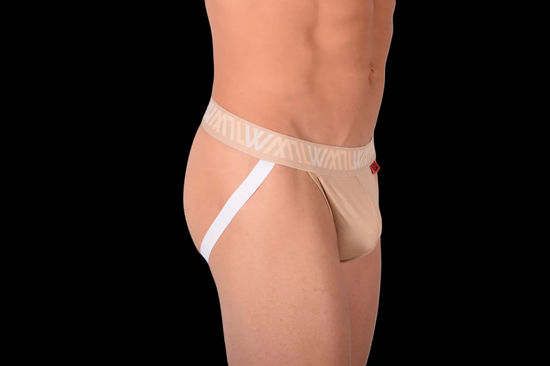 LVW AMSTERDAM Luxury Jockstraps Smooth Jersay Lycra Eco Jock Sand Nude  14