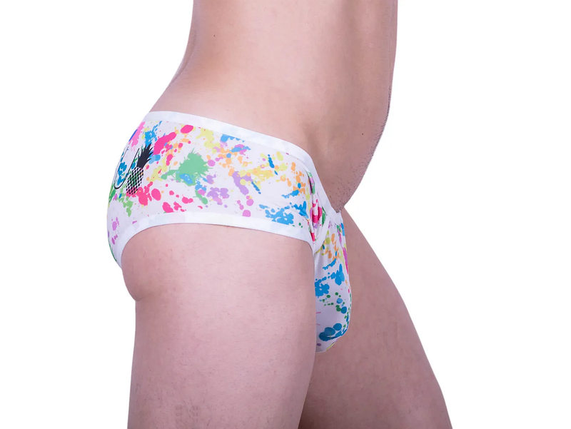 JJ MALIBU Briefs Paint SPLASH Slips Sensual Brief 3