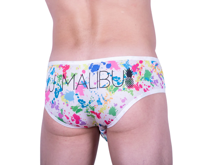 JJ MALIBU Briefs Paint SPLASH Slips Sensual Brief 3