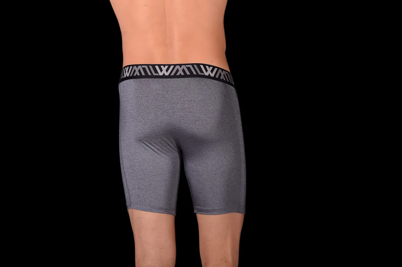 LVW AMSTERDAM Tight Sport Shorts Gym Jammer Activewear Charcoal 20