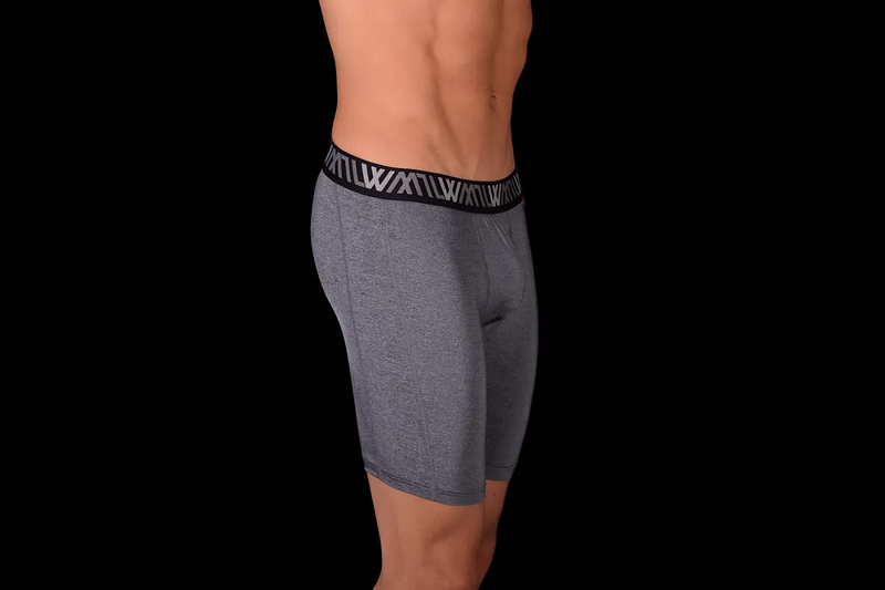 LVW AMSTERDAM Tight Sport Shorts Gym Jammer Activewear Charcoal 20