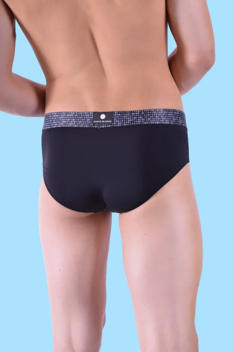 Punto Blanco Brief Binary Briefs Comfortable Slip Black 3496 15