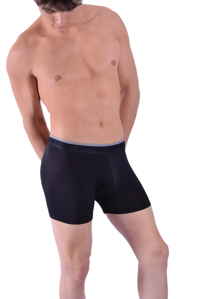 Boxer Punto Blanco Ecologic Bamboo Antibacterial Black 33404 tab