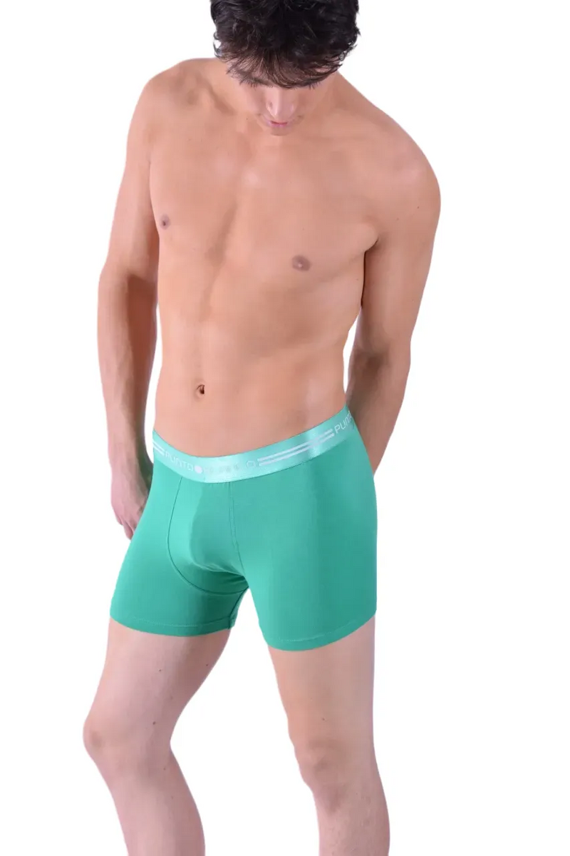 Punto Blanco Boxer Chroma Organic Cotton Long Boxers Green 3460 12