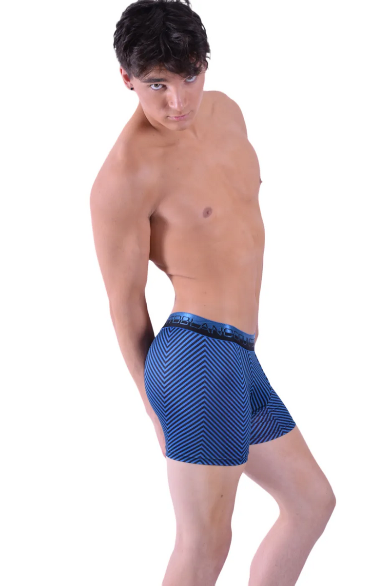Punto Blanco Boxer Stripped Underwear Boxers Silky Comfort Blue 3382 3