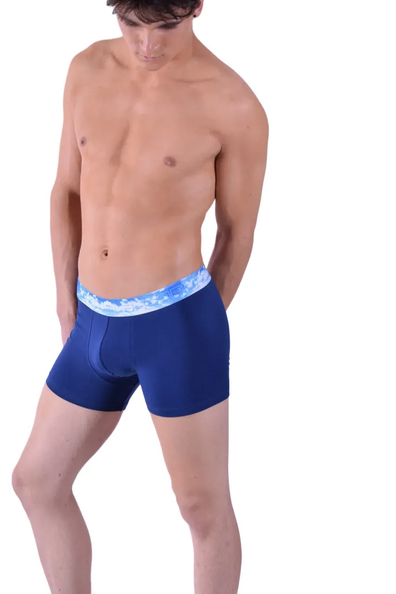 Punto Blanco Boxer Sky Clouds Soft Organic Cotton Boxer Navy 3386 9
