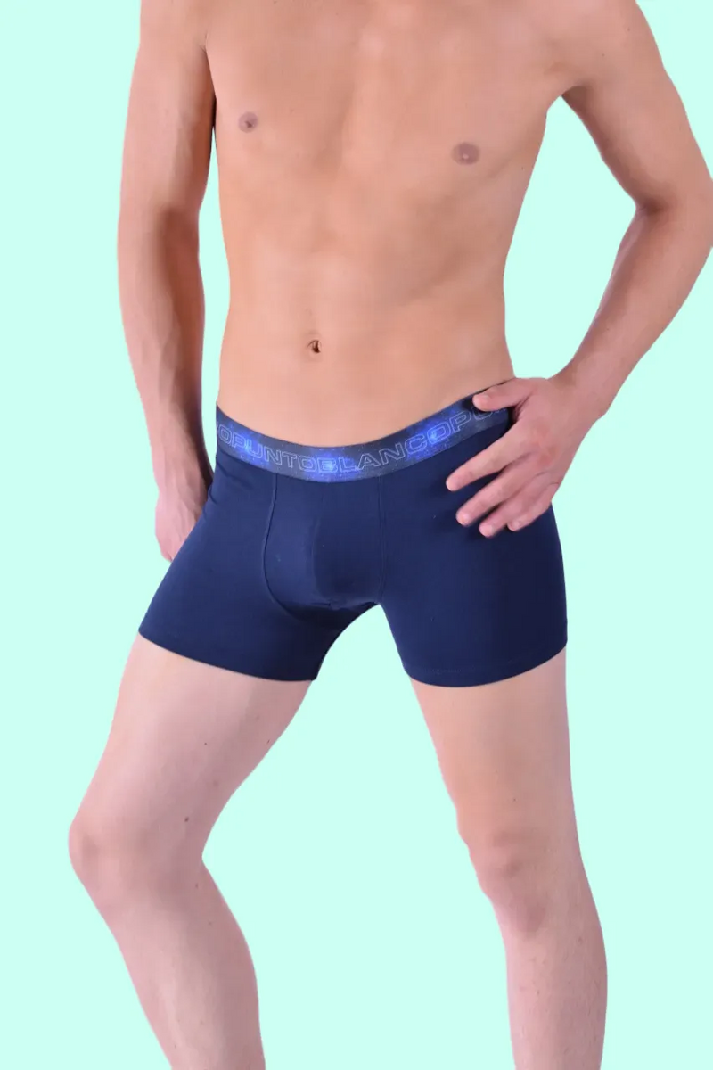 Punto Blanco Boxer Trunk Classic Star Sky Organic Cotton Navy Blue 3431 3