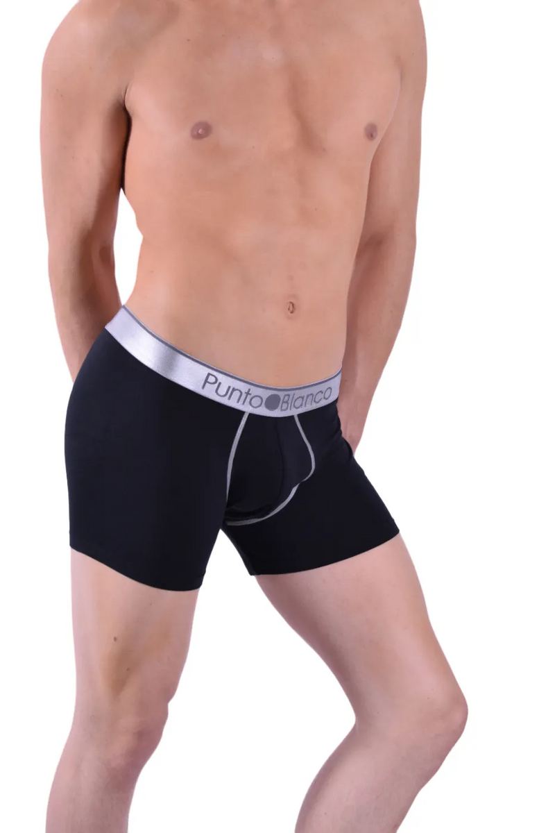 Punto Blanco Boxer Glam Boxers Spain Quality Cotton Black 3472 19