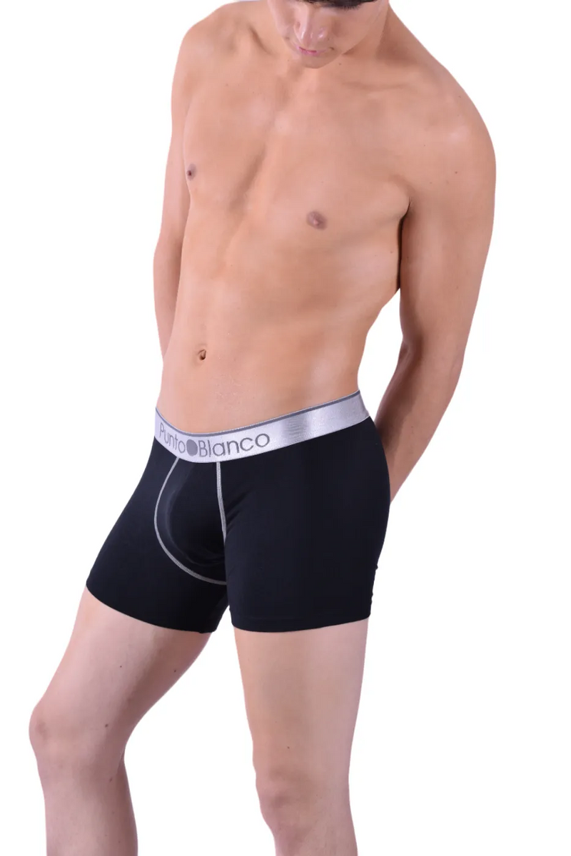 Punto Blanco Boxer Glam Boxers Spain Quality Cotton Black 3472 19