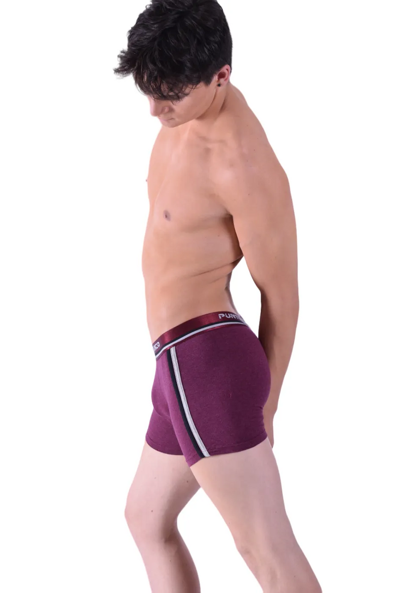 XL Punto Blanco Boxer Sport Discovery Boxers Sporty Cotton Undies Burgundy 3483 17