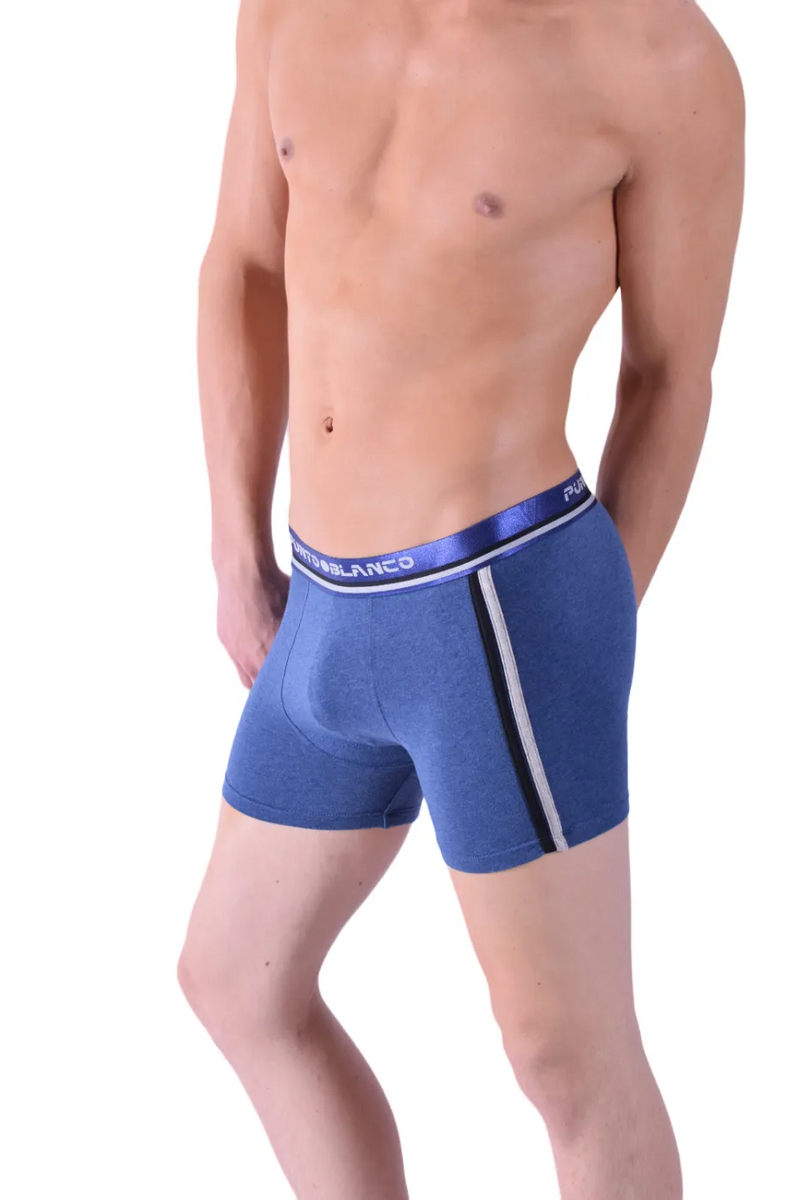 XL Punto Blanco Boxer Sport Discovery Boxers Sporty Cotton Undies Navy 3483 17
