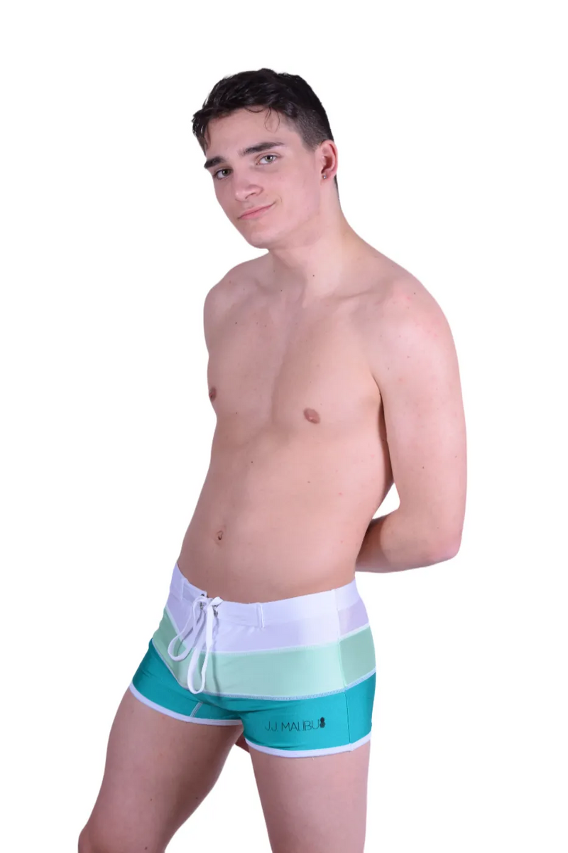 XL Swimwear JJ MALIBU IBIZA Swim-Trunk Green Swim-Short 1