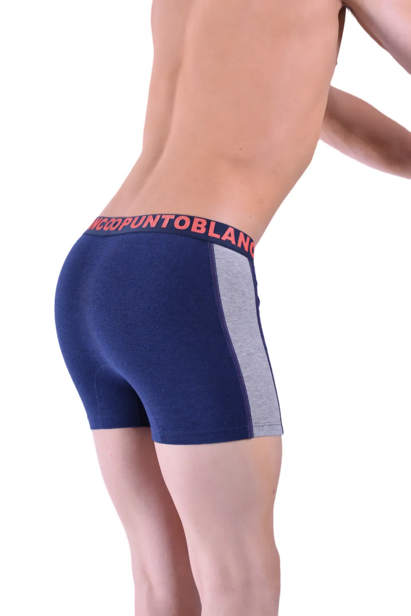 Punto Blanco Boxer Long Casual Cotton Men Underwear Navy 3363 1