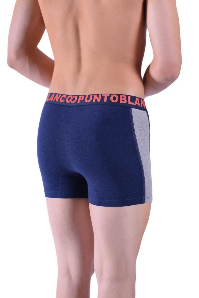 Punto Blanco Boxer Long Casual Cotton Men Underwear Navy 3363 1