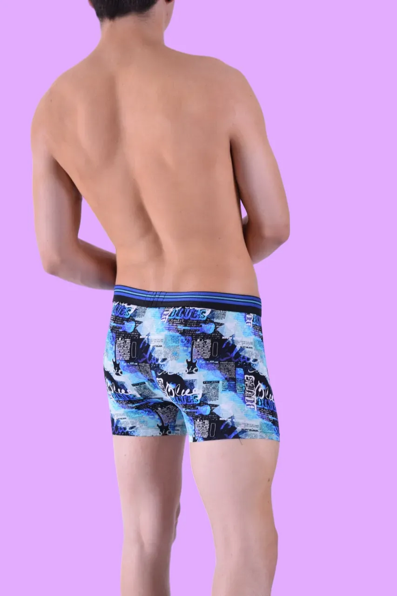 Punto Blanco Boxer Orleans Cities Long Super Soft Boxers Blue 3466 10