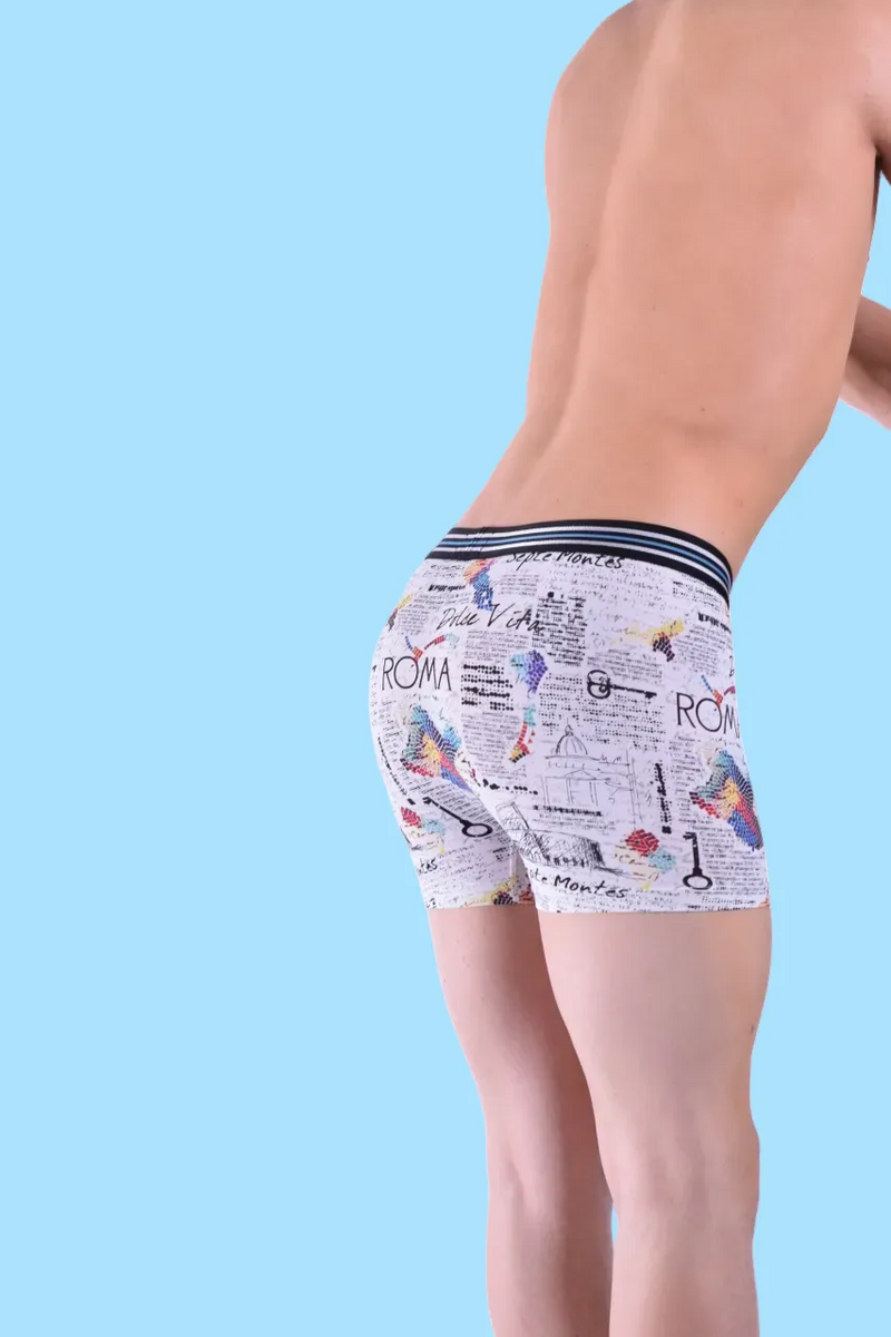 XL Punto Blanco Boxer ROMA Cities Long Boxers Lycra Super Soft 3436 2