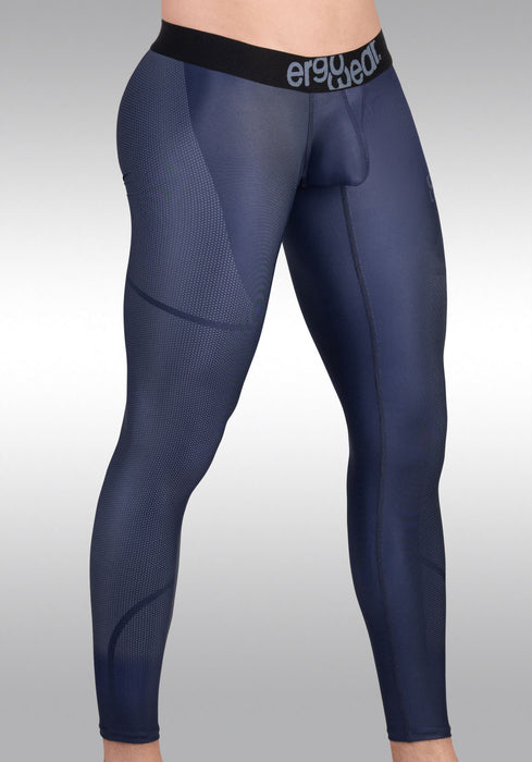 ErgoWear Leggings MAX SE Pants 3D-Nose Shaped Pouch Sports Tight Dark Blue 1608