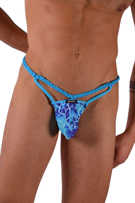 XL SMU Sensual Aqua Blue Thong 33613 MX14