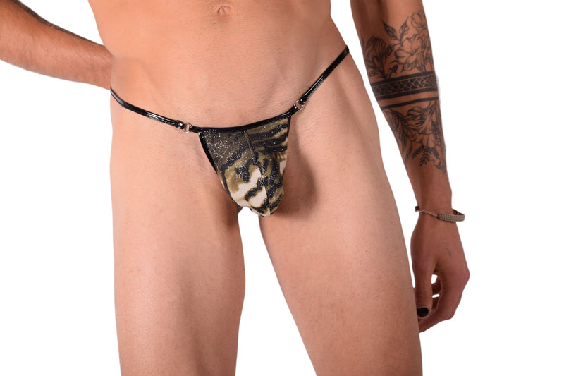 SMU Swim Tanning Underwear Vinyl String 34108 SX01