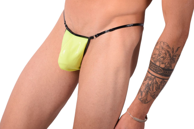 SMU Swim Tanning Underwear Vinyl String 34107 SX01