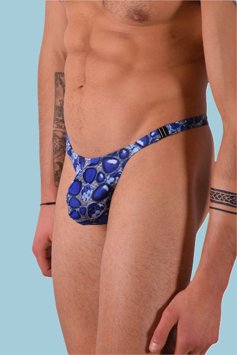 SMU Bubbles Tanning Thong With Snaps 100652 MX9 34